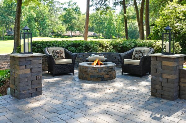 Fire Pit Installation in Troy