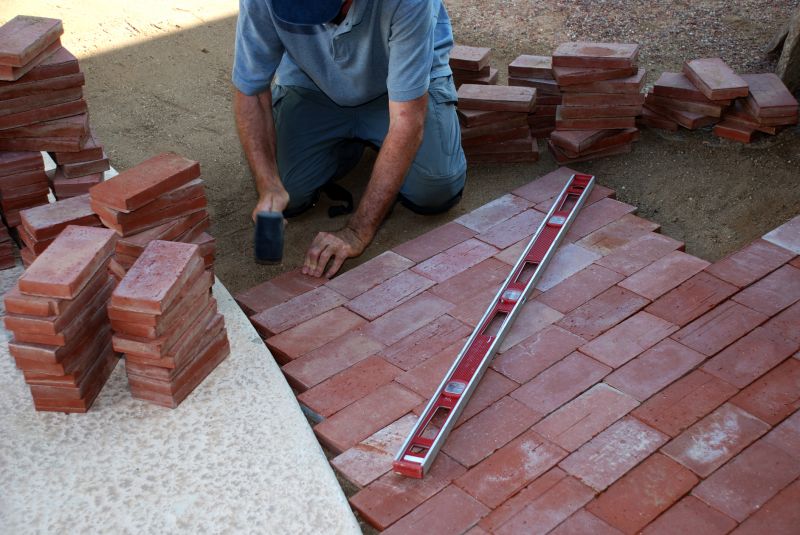 Patio Brick Installation detail