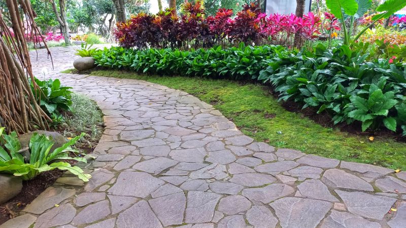 Walkway with Pavers